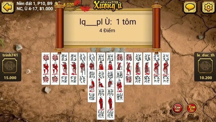 Nguyên tắc của trò chơi Bài Chắn 188bet